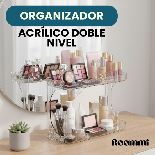 Organizador Acrílico Doble Nivel