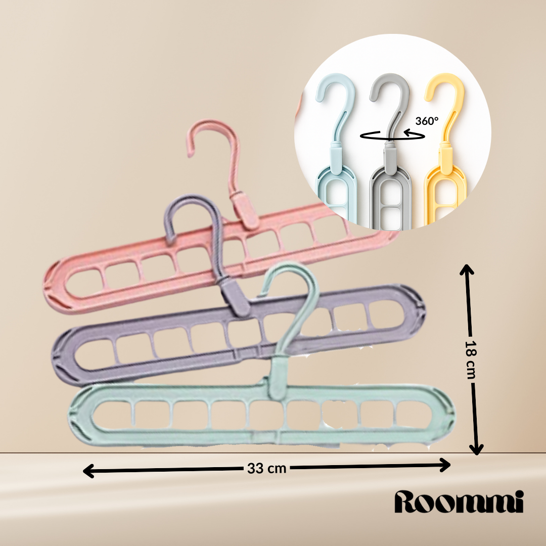 Organizador de Ropa Gancho Múltiple 9 en 1