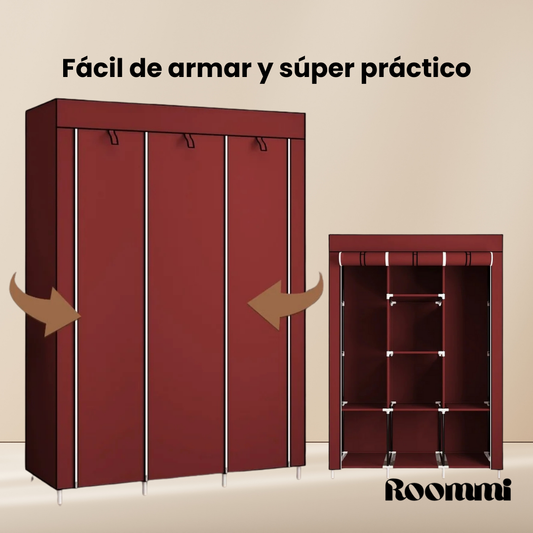 Armario de tela 3 puestos