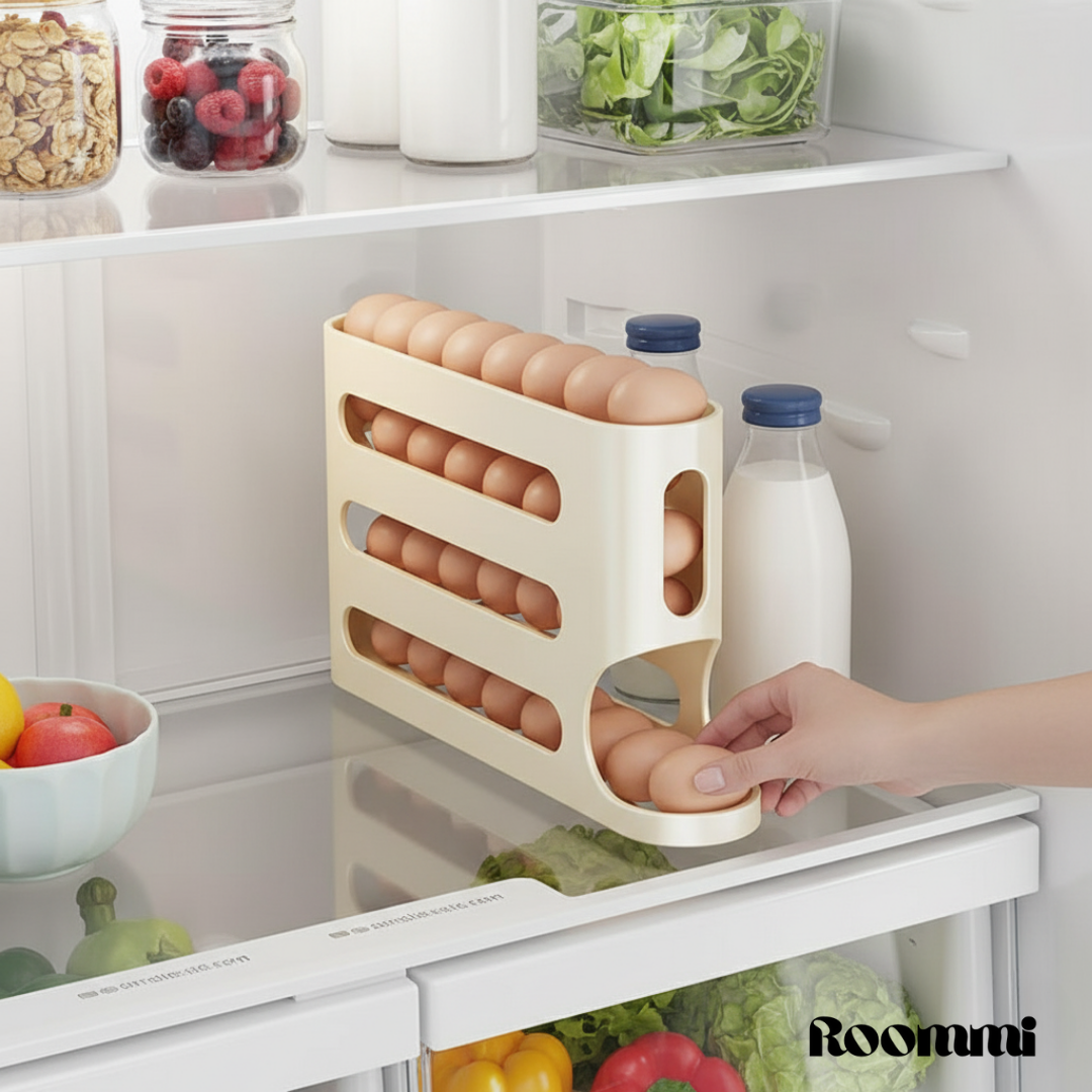 Dispensador de huevos automático de 4 niveles