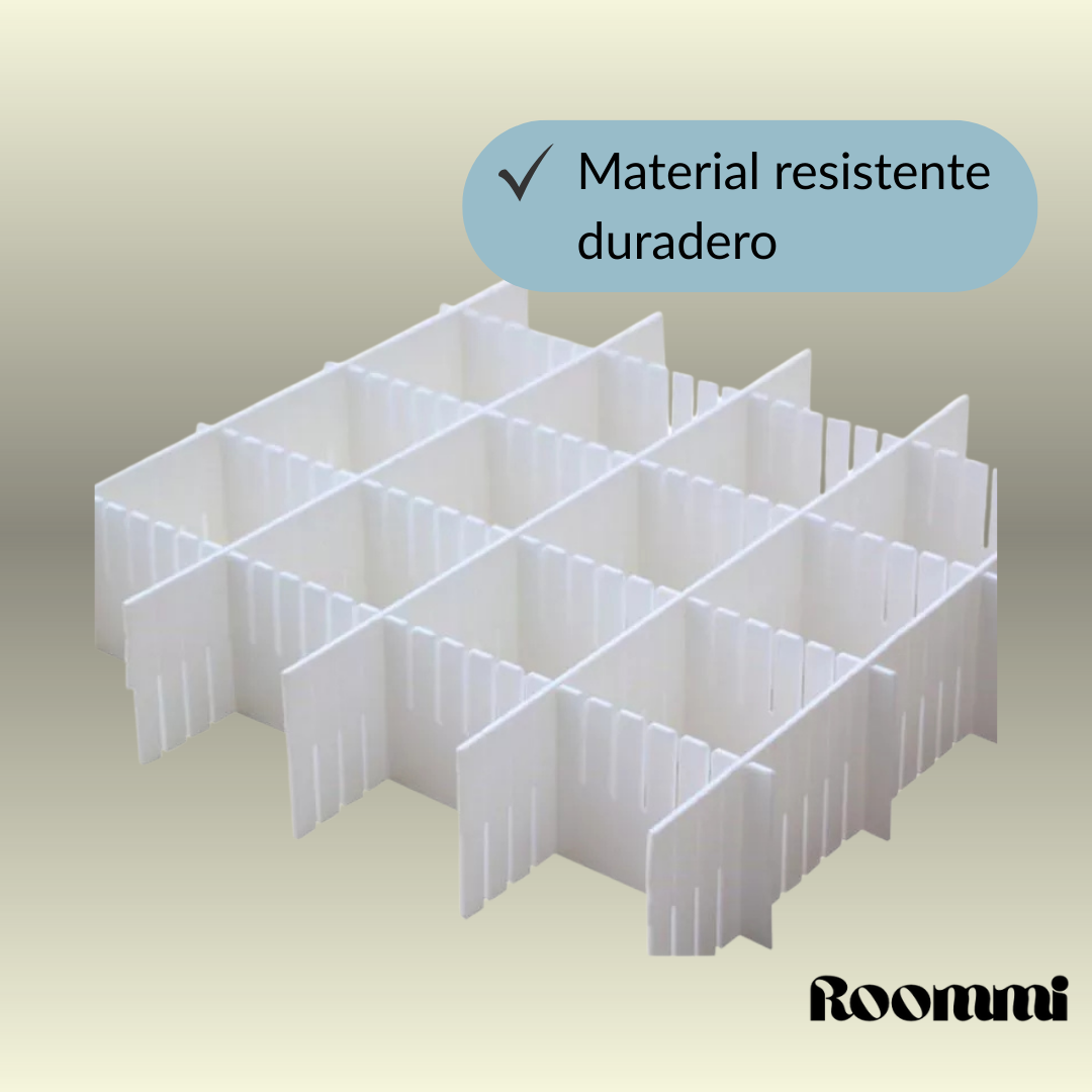 Separadores de Cajón Ajustables x4 Unidades