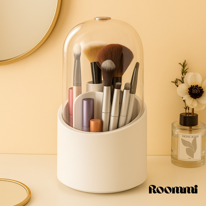 Organizador Giratorio 360° para Maquillaje y Brochas