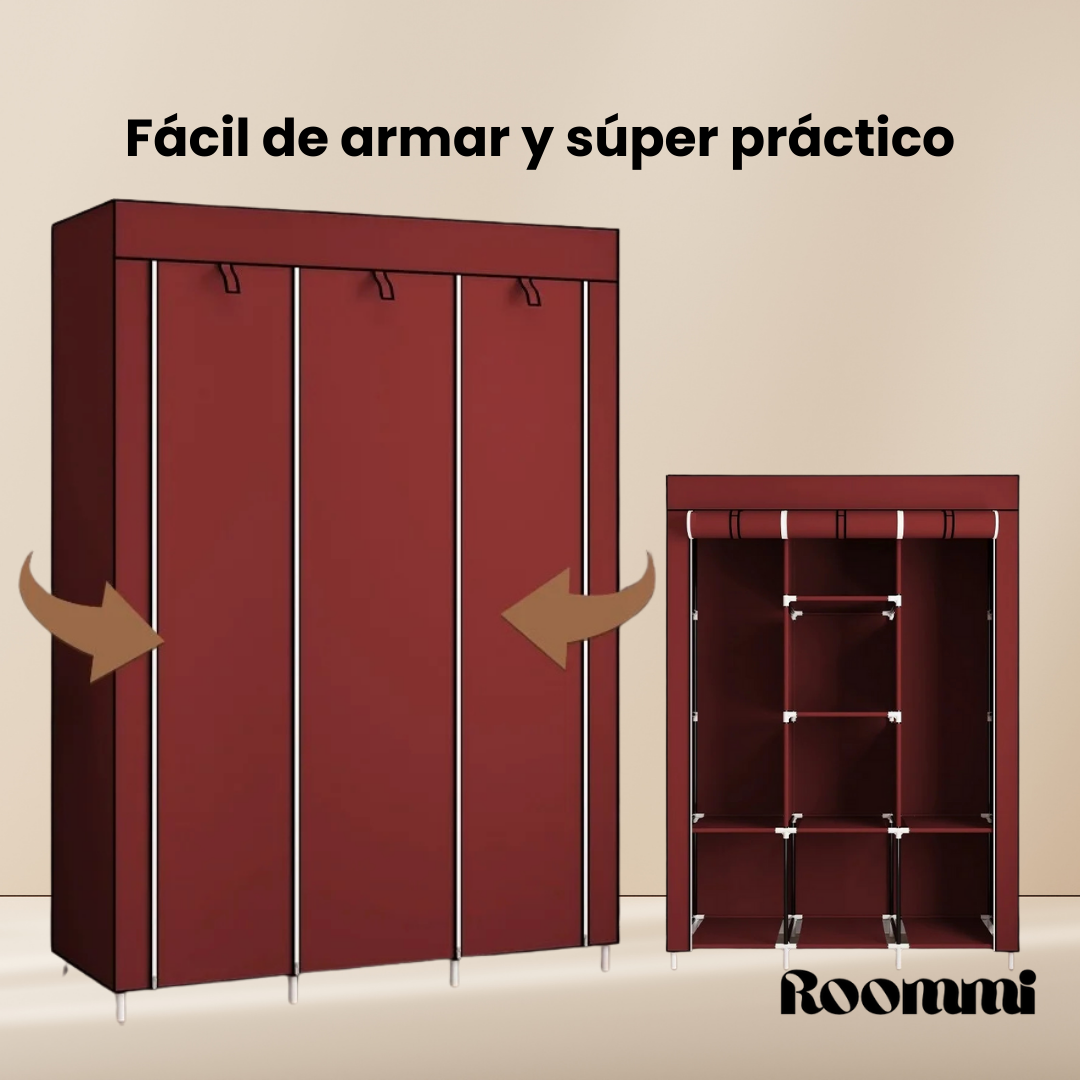 Armario de tela 3 puestos