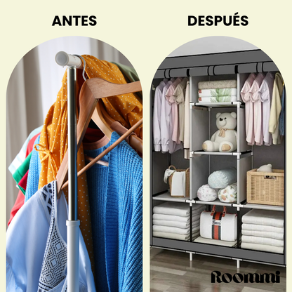 Armario de tela 3 puestos