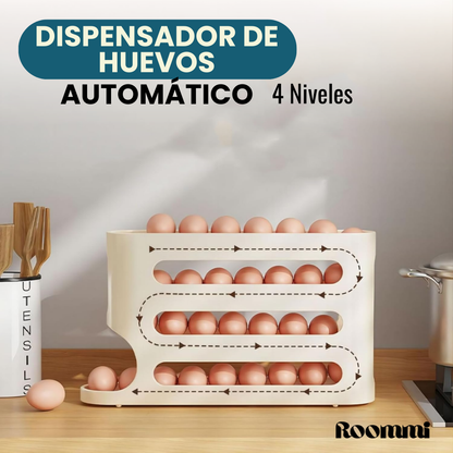 Dispensador de huevos automático de 4 niveles